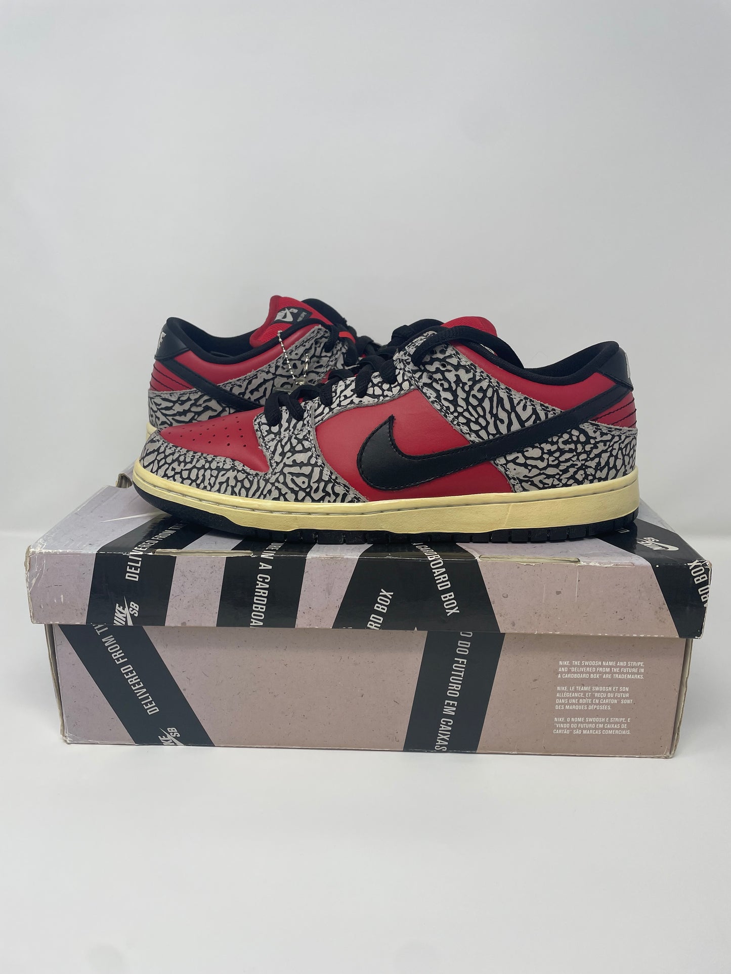 Supreme Dunk Low Red Cement