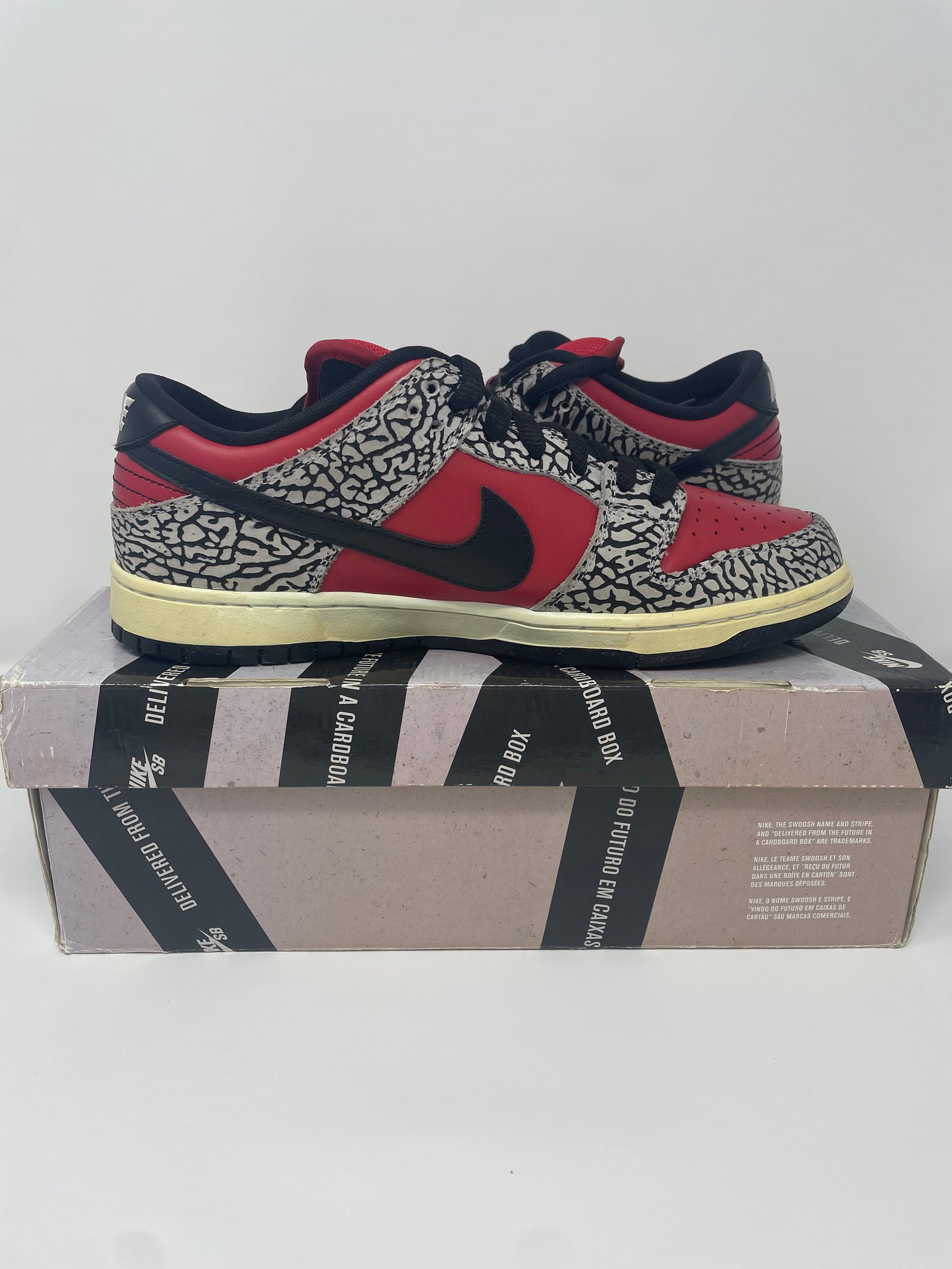 Supreme Dunk Low Red Cement